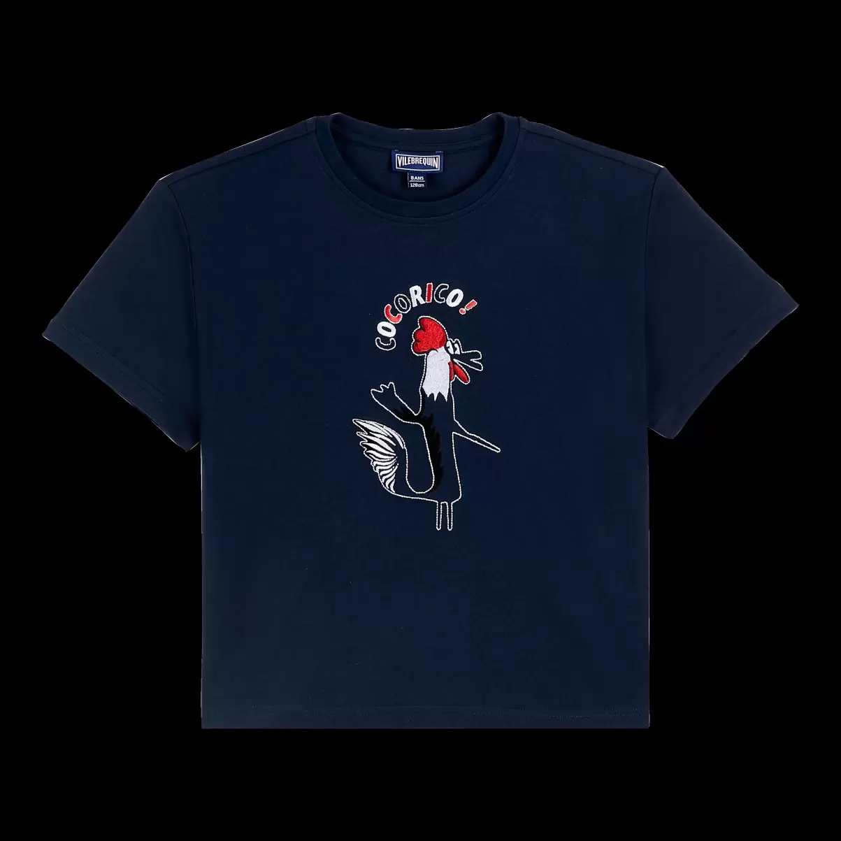 Azul Marino / Azul Padre Y Hijo Hombre Vilebrequin Camiseta De Algodón Orgánico Con Estampado Cocorico ! Para Niño Tienda Online