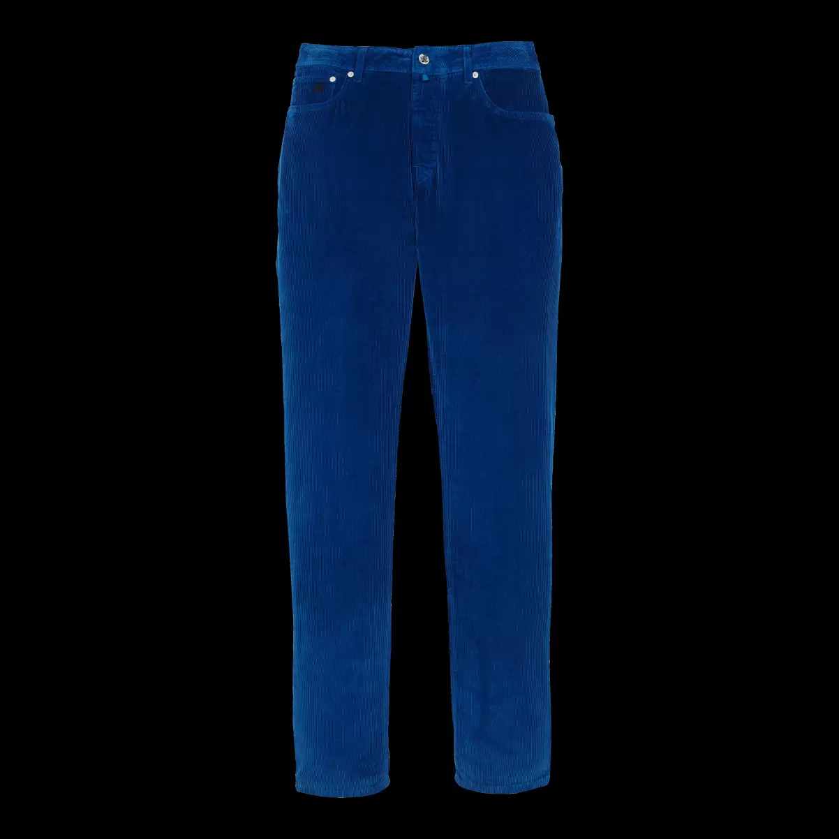 Hombre Pantalones De Pana De 1500 Líneas Con Cinco Bolsillos Para Hombre Pantalones Vilebrequin Batik Azul / Azul Precio De Promoción - 3