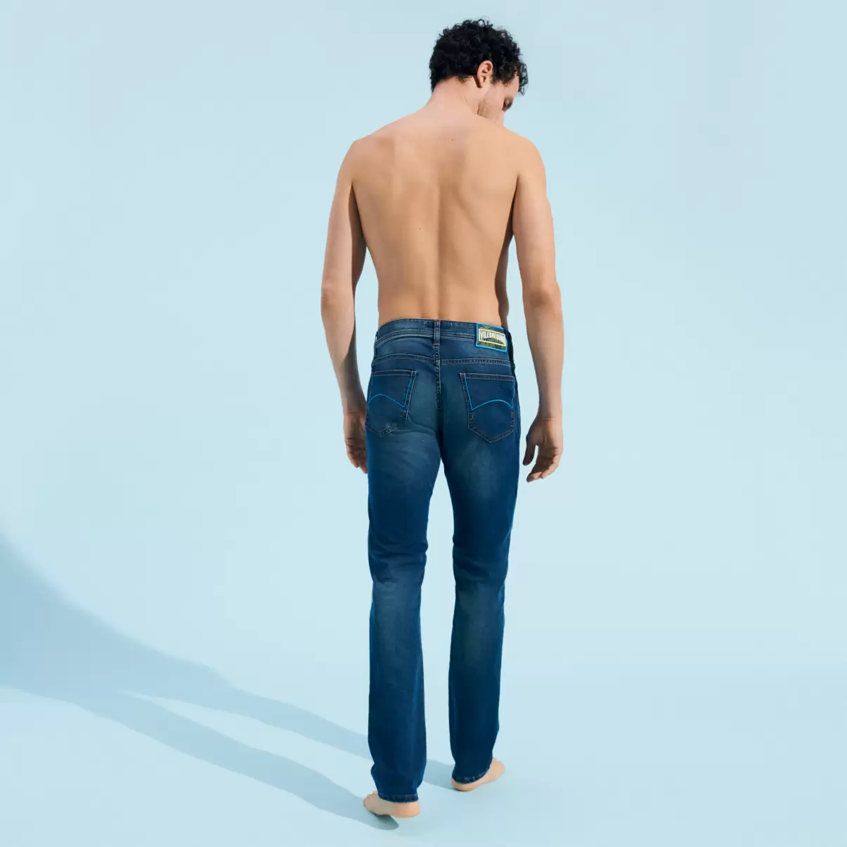 Vilebrequin Vaqueros De Algodón De 5 Bolsillos Sud Para Hombre Med Denim W2 / Azul Precios Estacionales Pantalones Hombre - 1
