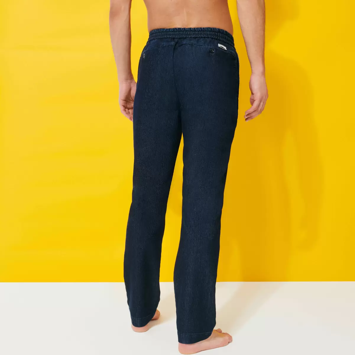Vilebrequin Pantalones Dark Denim W1 / Azul Pantalón De Chándal Vaquero Para Hombre Diseño Hombre - 1