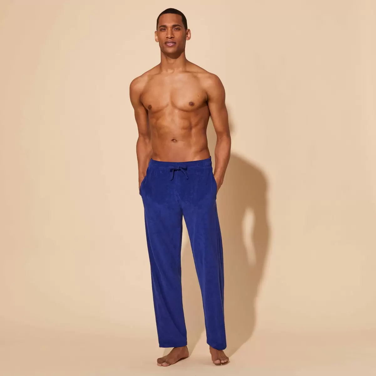 Ink / Azul Hombre Compra Vilebrequin Pantalones Pantalón De Algodón
