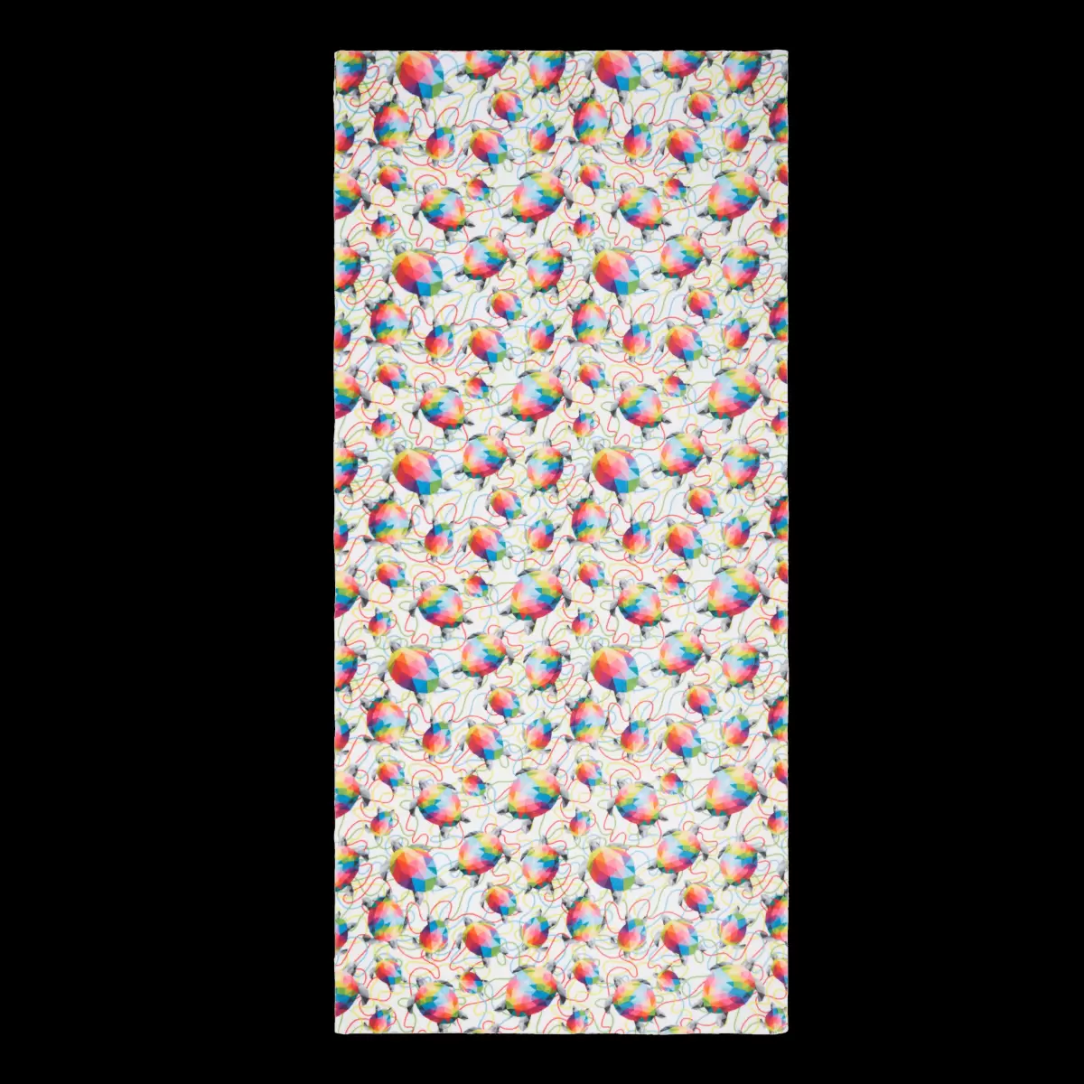 Toallas Hombre Multicolores / Multi Clásico Toalla De Algodón Orgánico Con Estampado Tortugas - Vilebrequin X Okuda San Miguel - 1