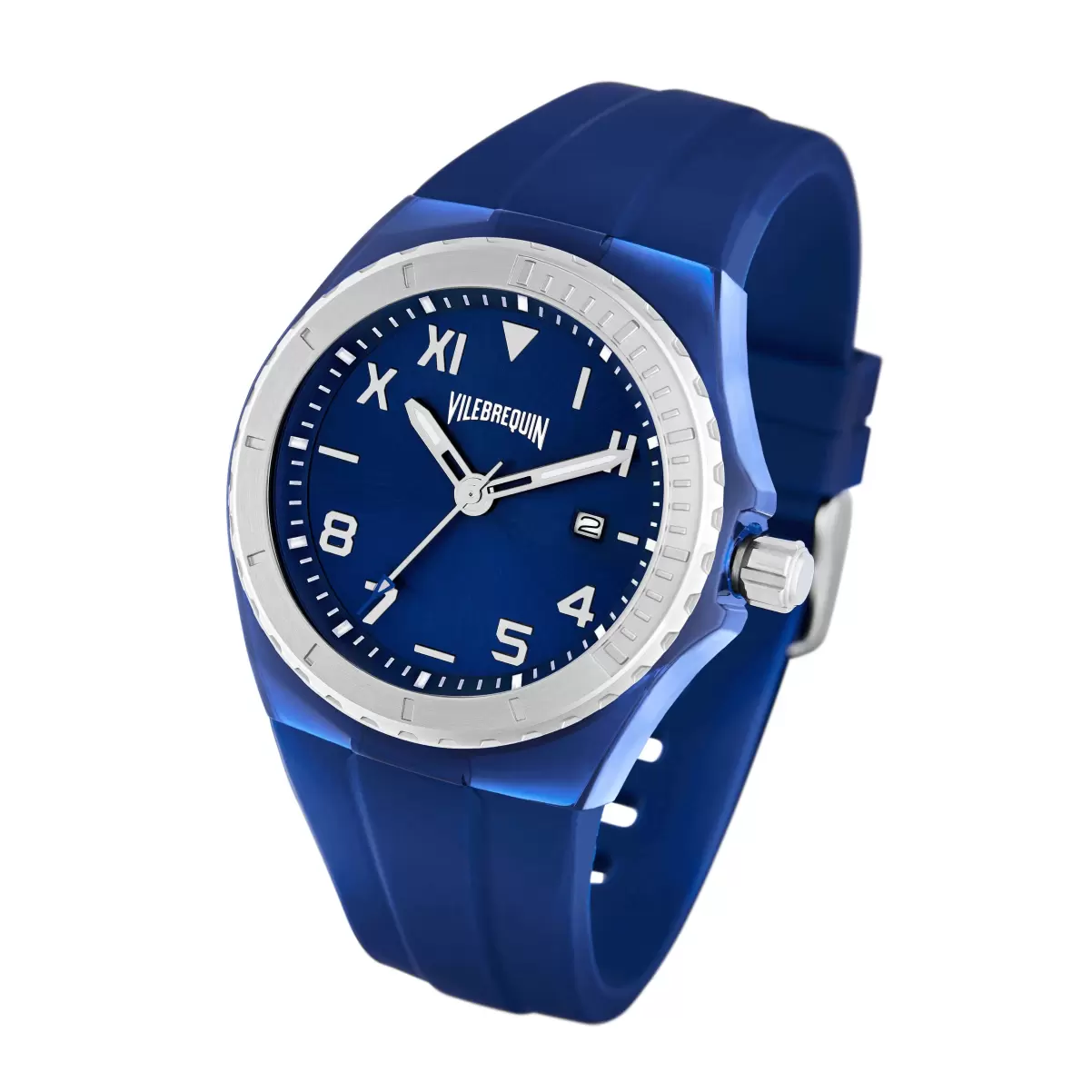 Costumbre Reloj De Silicona De Vilebrequin Relojes Hombre Azul Marino / Azul - 1