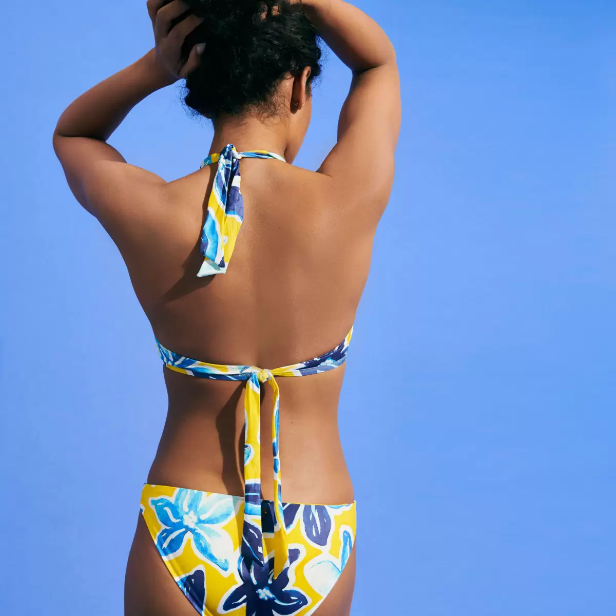 Dos Piezas Sol / Amarillo Mujer Oferta Top De Bikini Con Aros Y Estampado Raiatea Para Mujer Vilebrequin - 1
