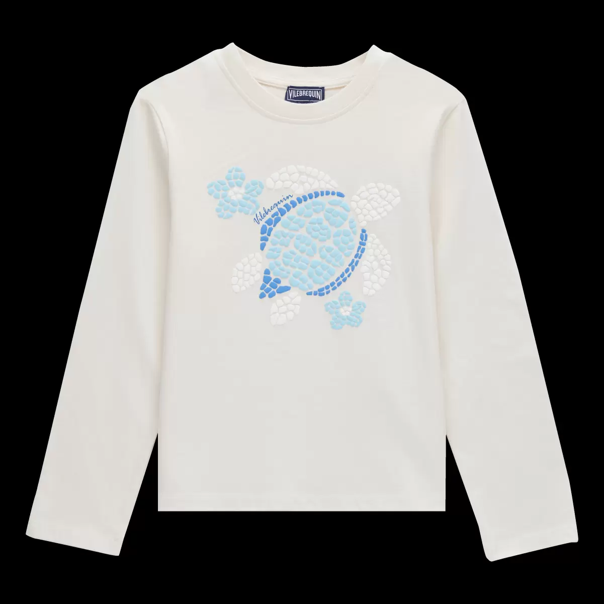 Camiseta De Algodón Con Estampado Turtles Flowers Para Niña Off White / Blanco Niña Calidad Vilebrequin T-Shirts - 2