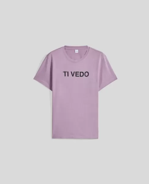 Glicine Camiseta De Cuello Redondo Ti Vedo T-Shirts Y Polos Aspesi Mujer