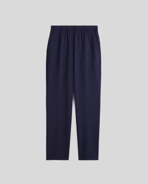 Azul Aspesi Pantalones Y Shorts Mujer Pantalones De Franela «Lavar Y Usar»