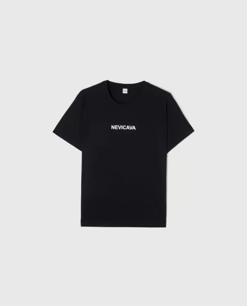 Hombre Camiseta Nevica Aspesi Camisetas Y Polos Negro